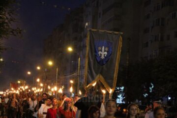 Parada Festivalului Medieval de la Suceava este cea mai mare din țară