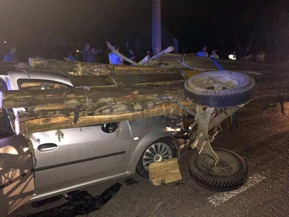 Imagini de coșmar la locul accidentului