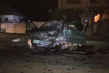 Accident cu patru răniți, la Dumbrăveni