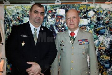 Paul Anastasiu împreună cu generalul Maurin