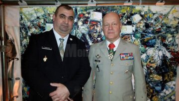 Paul Anastasiu împreună cu generalul Maurin