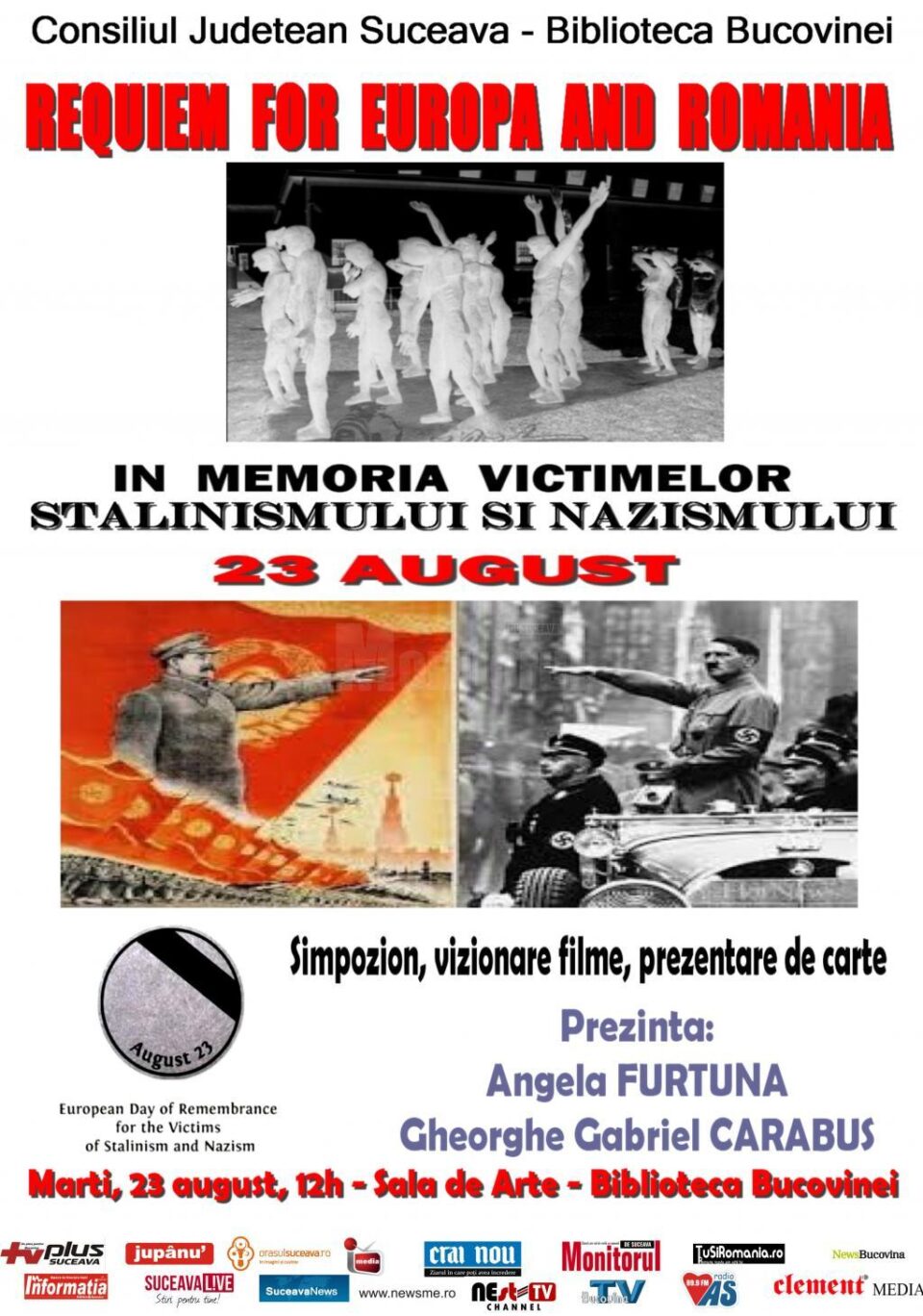 În memoria victimelor fascismului și stalinismului, la Biblioteca Bucovinei