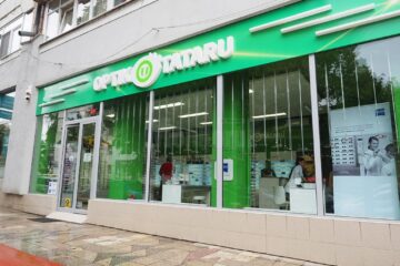 Sediul din centrul Sucevei al opticii Tătaru
