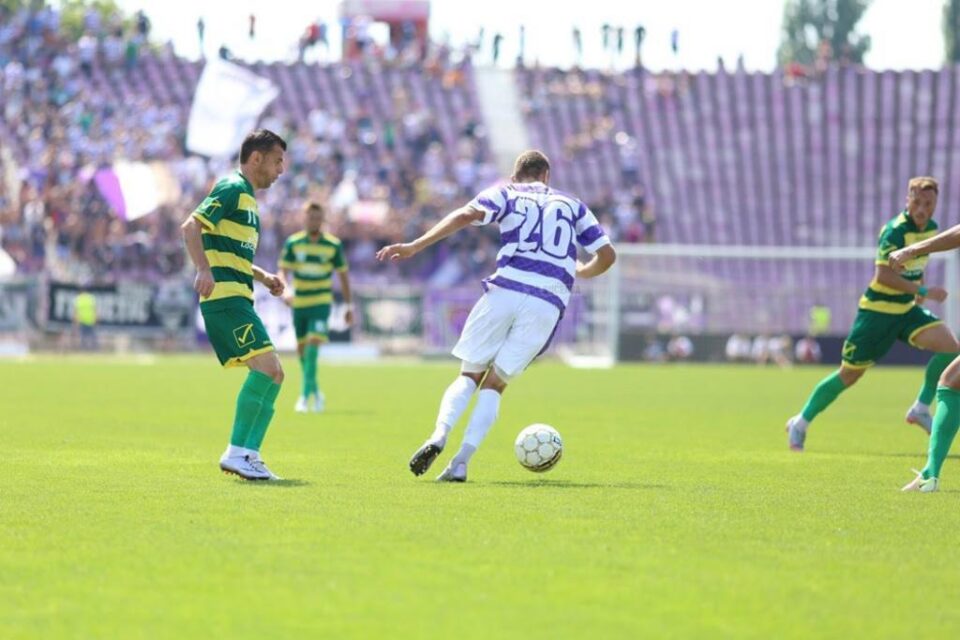 Dorin Semeghin a fost unul dintre cei mai activi jucători de pe teren în partida de la Timișoara. sursă foto Emanuel Titus Iliesi