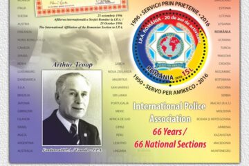 Emisiune de mărci poștale care marchează două decenii de la afilierea Secției Române la International Police Association