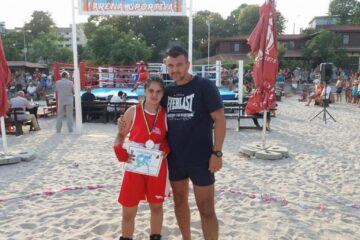 Romina Iosub și Andu Vornicu, la turneul de la Mangalia