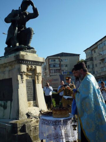 La Fălticeni a fost marcat un secol de la intrarea României în Primul Război Mondial