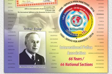 Emisiunea de mărci poștale „Asociația Internațională a Polițiștilor - Secția Română - 20 de ani”