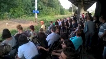 “Trenul de noapte” a ajuns în Gara Burdujeni cu un număr record de spectatori