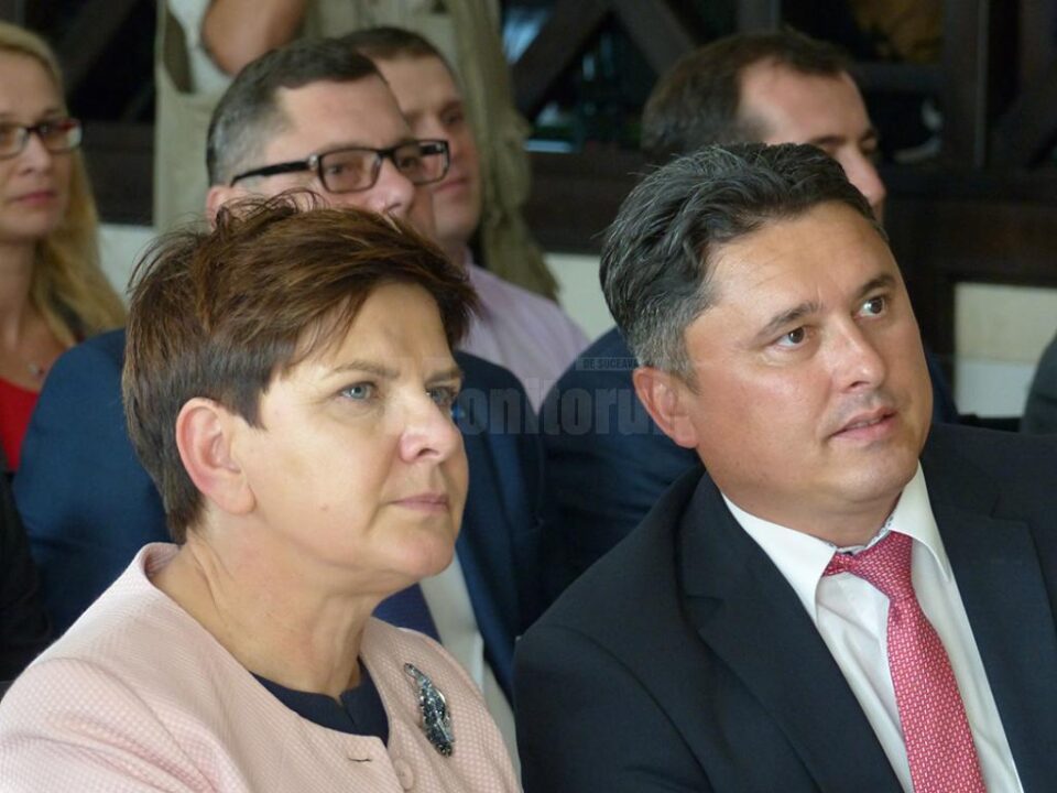 Premierul Poloniei (stânga): Aș dori să mulțumesc pentru îngrijirea acestei bucăți a Poloniei de aici din județul Suceava