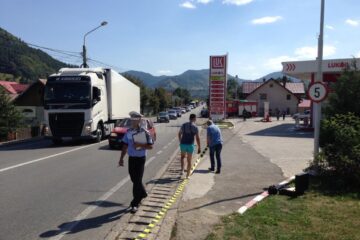 Accidentul s-a petercut pe Calea Bucovinei din Campulung Moldovenesc