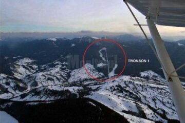 Primul tronson al pârtiei de schi de pe Rarău