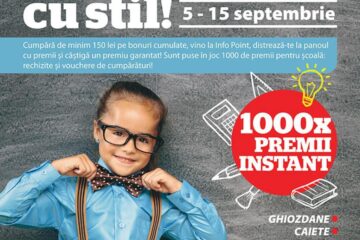 Shopping City Suceava premiază clienții cu o mie de premii pentru școală