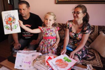 Familia Valter și desenele Sabinei