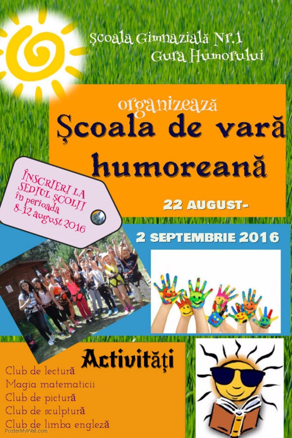 Vacanța altfel la Școala Gimnazială Nr. 1 Gura Humorului