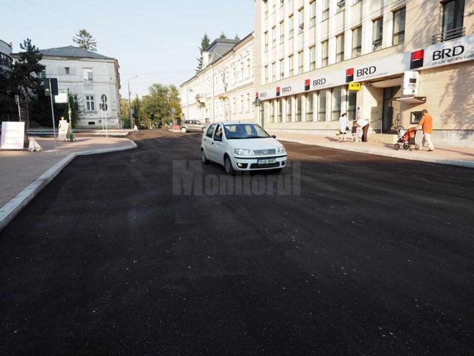 Strada Ștefan cel Mare modernizată