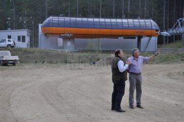 Au fost reluate lucrările la primul tronson al pârtiei de schi de pe Masivul Rarău