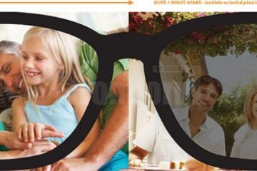 Lentile fotocromatice SunActives, cu adaptare rapidă la orice condiții de luminozitate