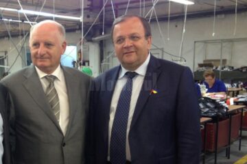 Gheorghe Flutur i-a transmis ambasadorului Belgiei că sucevenii vor o cursă aeriană Suceava - Bruxelles