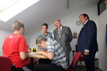 Ambasadorul Belgiei în România, prezent ieri la inaugurarea Centrului de recuperare pentru adulți cu handicap “Blijdorp – O Nouă Viață”