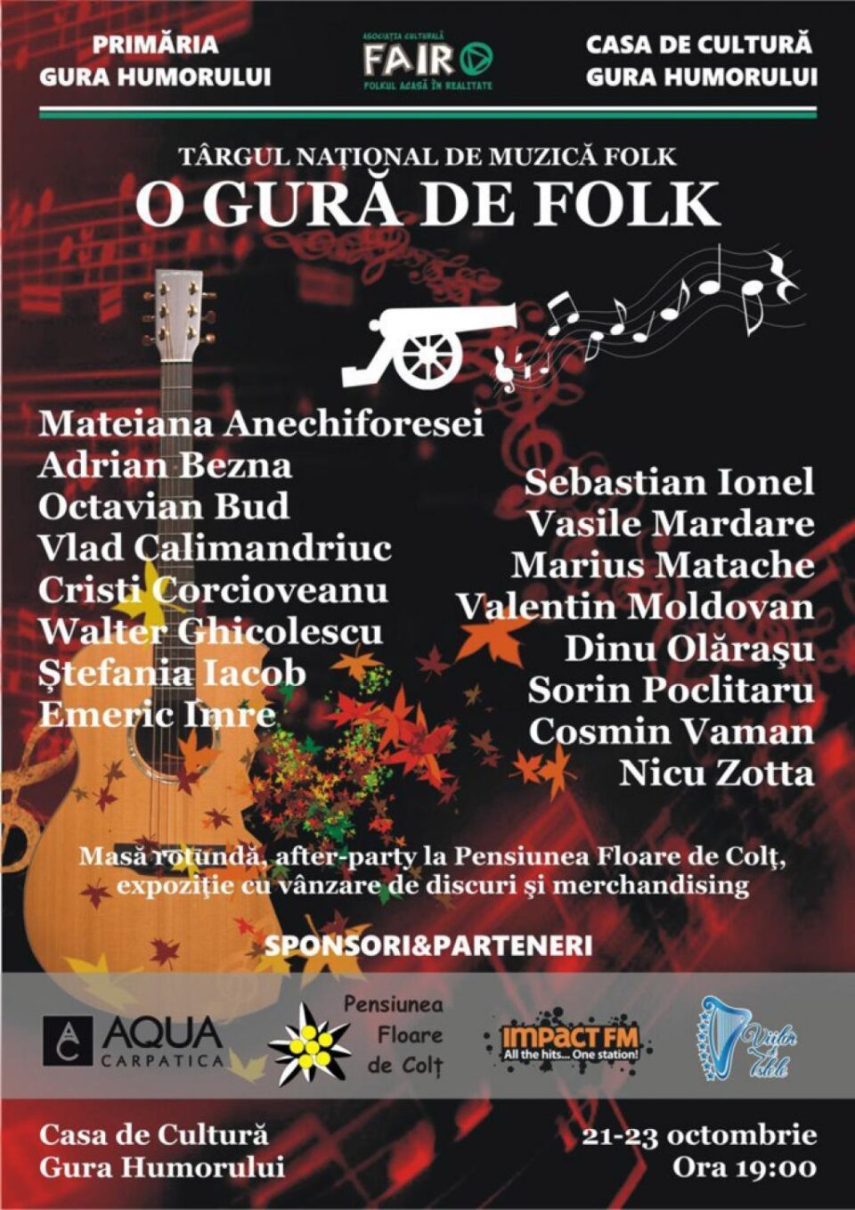 Recitalurile Târgului Național de Muzică Folk „O Gură de Folk”