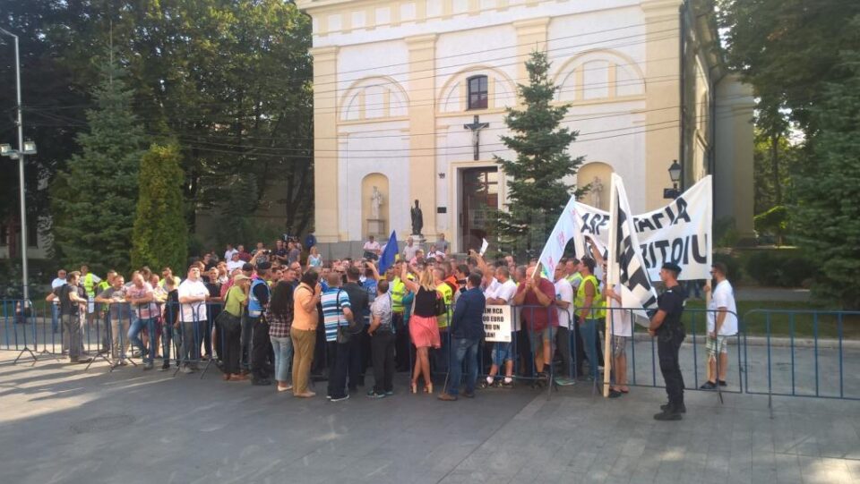 Protestul transportatorilor