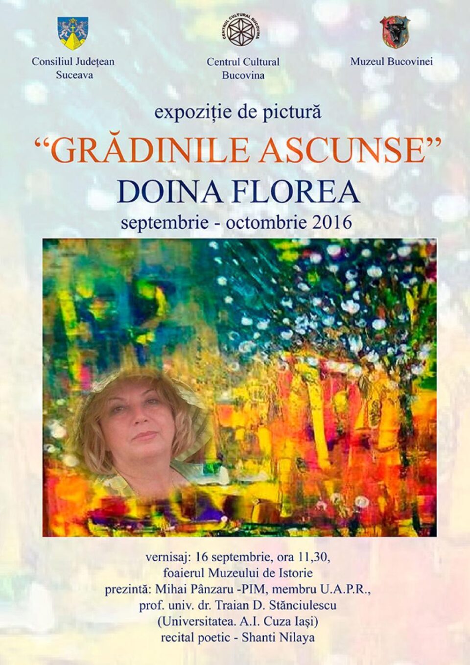 „Grădinile ascunse”, la Muzeul de Istorie Suceava