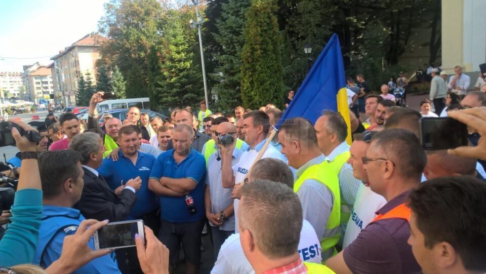 Protestul transportatorilor