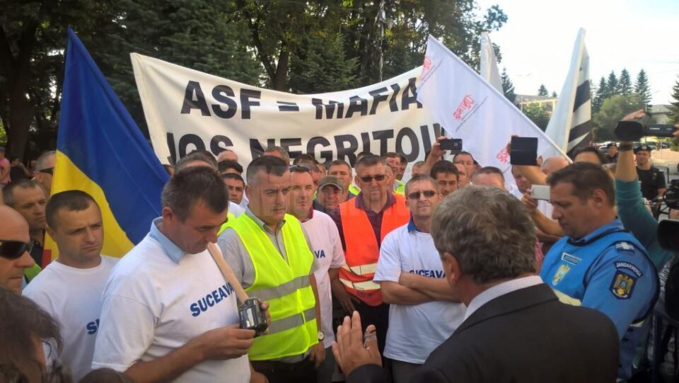 Protestul transportatorilor