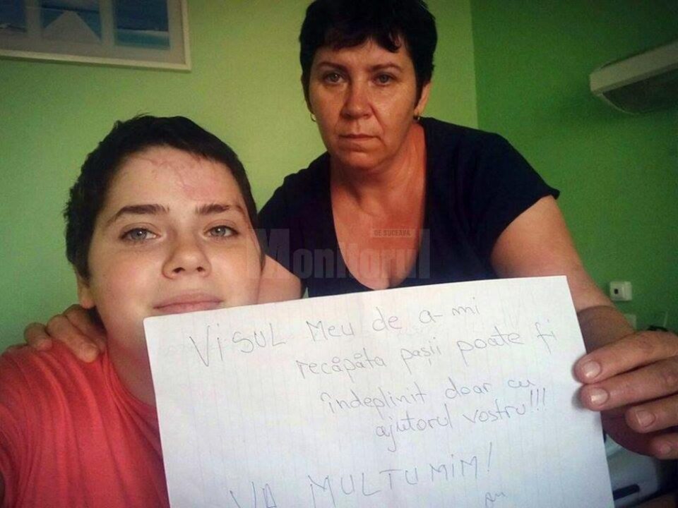 Ioana Sorina Amariței împreună cu mama ei, Lory Amariței