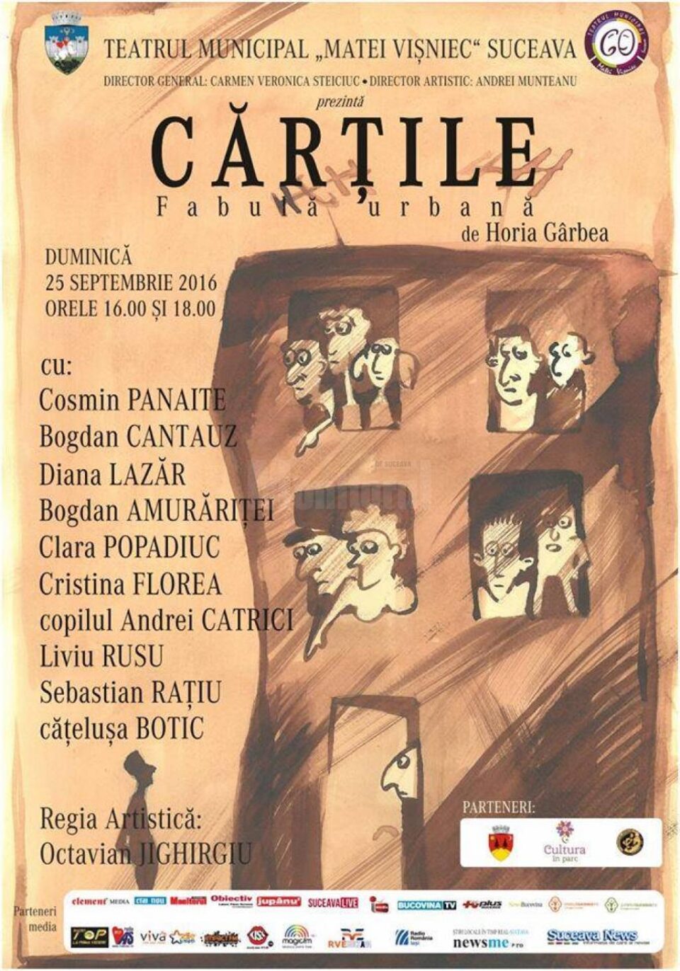 Spectacolul de teatru “Cărțile”, la Fălticeni