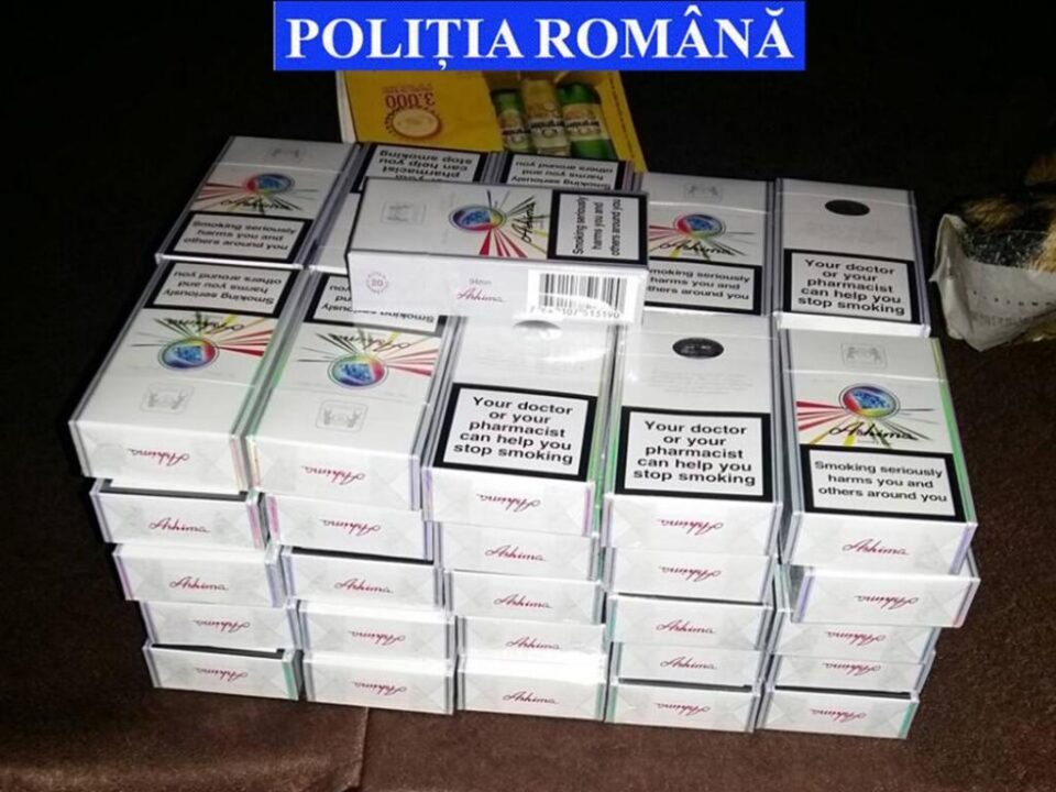 Țigări și alcool ridicate la perchezițiile de ieri