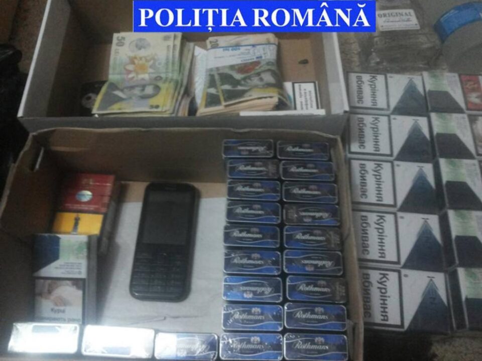 Țigări și alcool ridicate la perchezițiile de ieri
