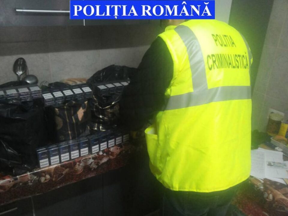 Țigări și alcool ridicate la perchezițiile de ieri
