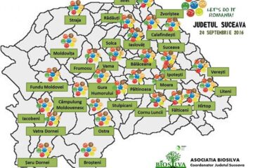 Campania de curățenie „Let's Do It, Romania” se desfășoară în 30 de localități din județul Suceava