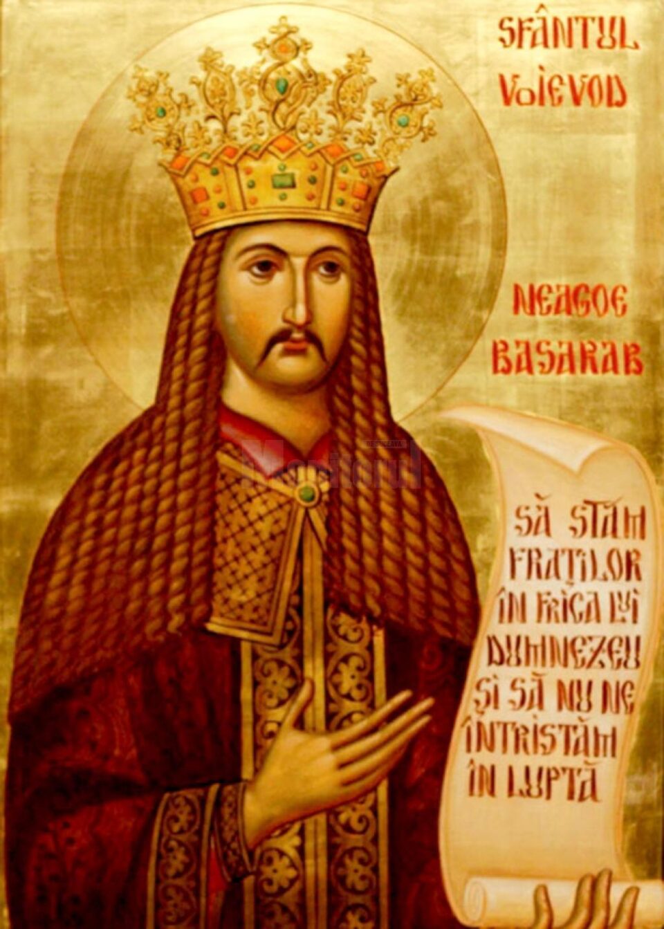 Sfântul Voievod Neagoe Basarab, prinț al păcii
