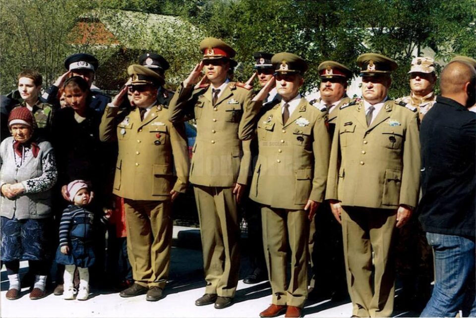 Moment din timpul comemorării