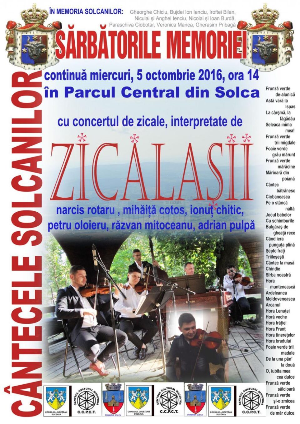 „Zicălașii”, la Solca