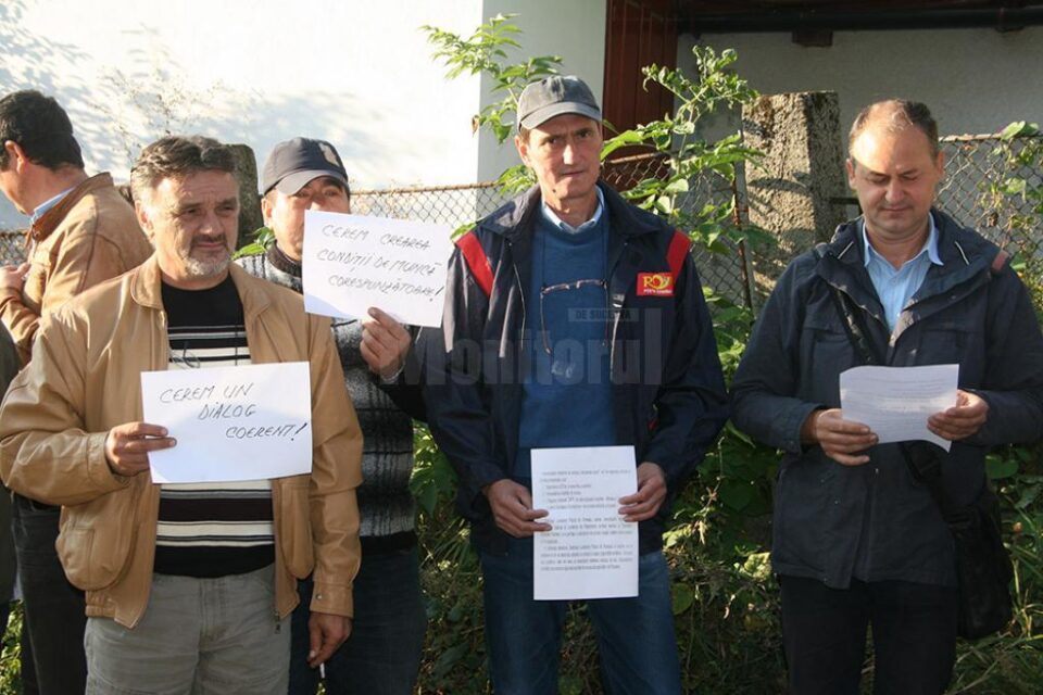 60 de factori poștali în grevă spontană, nemulțumiți de eșecul negocierilor salariale