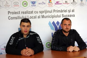 Antrenorul Adrian Chiruț și Sebastian Polocoșer își pun mari speranțe în meciul de la Botoșani