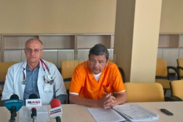 Purtătorul de cuvânt al Spitalului de Urgență ”Sfântul Ioan cel Nou” Suceava, dr. Mihai Ardeleanu, și șeful Maternității din același spital, dr. Cristian Irimie Purtătorul de cuvânt al Spitalului de Urgență ”Sfântul Ioan cel Nou” Suceava, dr. Mihai Ardeleanu, și șeful Maternității din același spital, dr. Cristian Irimie