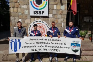 CSM Suceava a câștigat patru medalii la naționalele pușcă glonț la juniori I