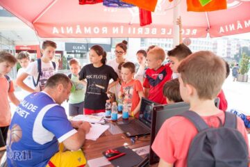 Centrul Sucevei s-a transformat într-un imens teren de streetball