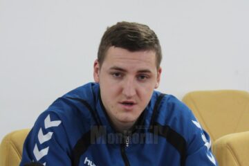 Gabriel Burlacu a făcut un meci foarte bun, deși vine după o perioadă lungă de recuperare
