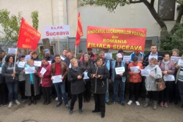 Protest al factorilor postali suceveni, vineri dimineata