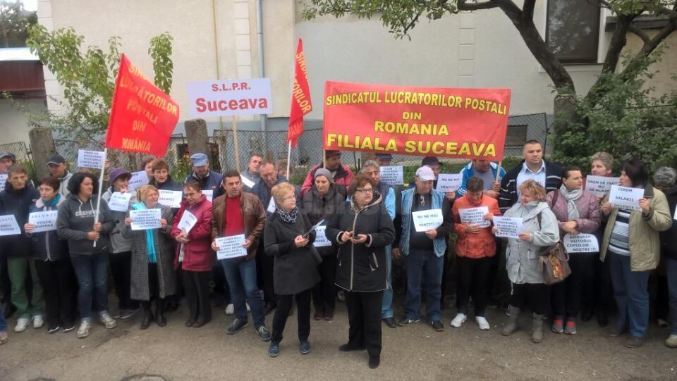 Protest al factorilor postali suceveni, vineri dimineata