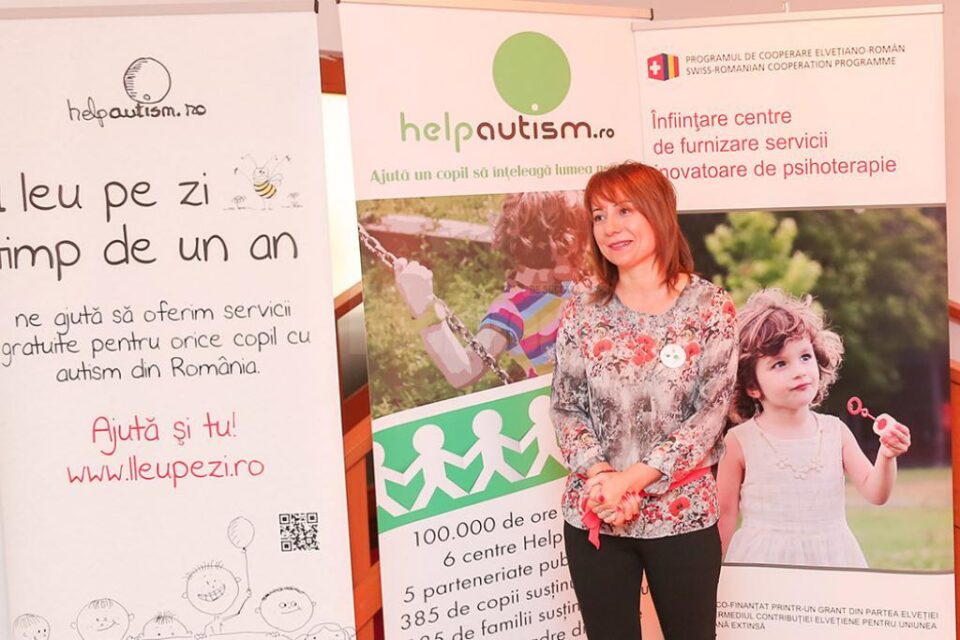 Președinta Asociației Help Autism, Daniela Bololoi