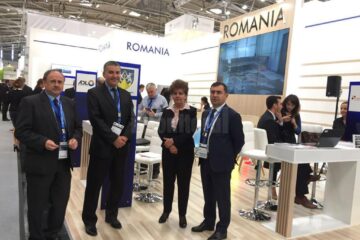 Președintele CCI Suceava, Nicolae Troașe (dreapta), și primarul din Siret, Adrian Popoiu, au participat la Târgul Expo Real din Munchen