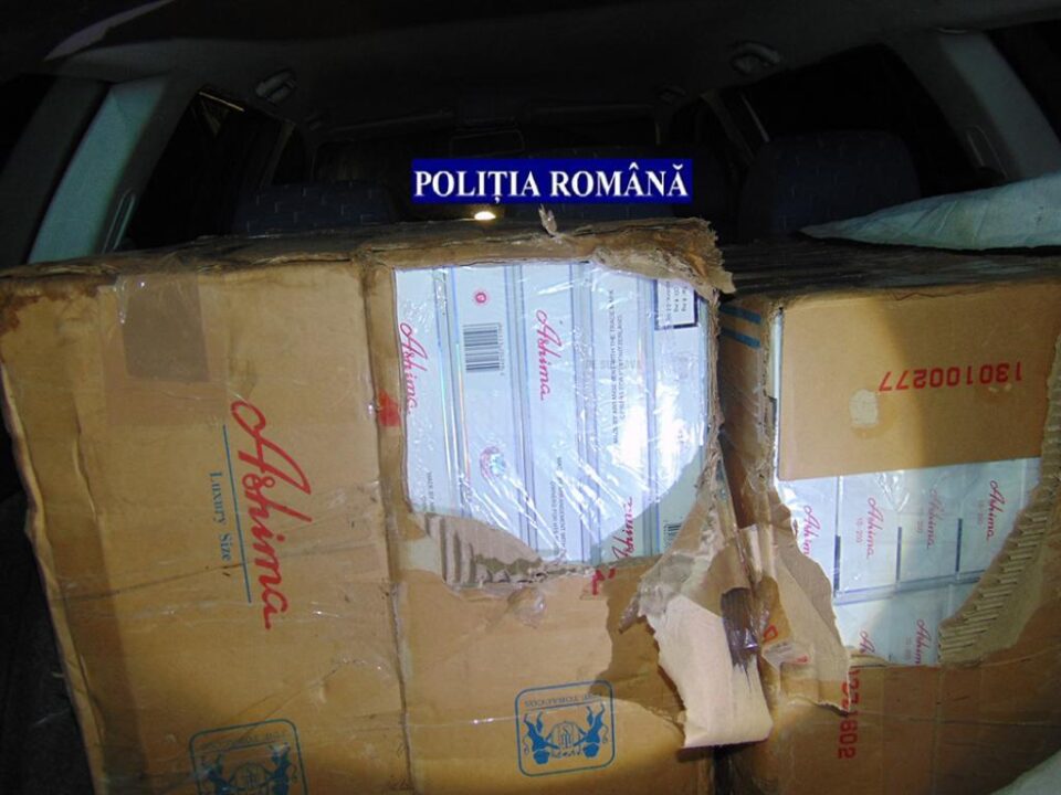 Polițiștii au confiscat țigări în valoare de 24.000 de lei