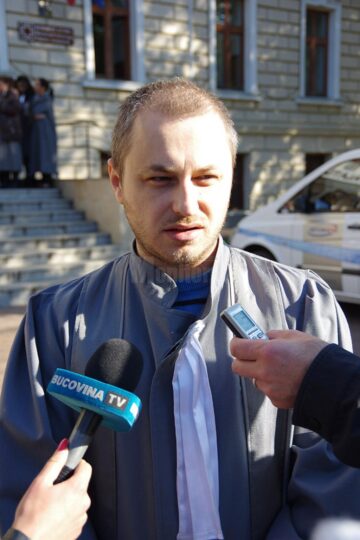 Mihai Ștefan, grefier la Tribunalul Suceava și reprezentant al protestatarilor